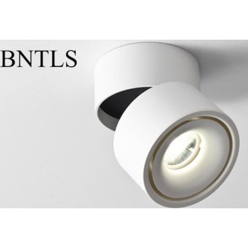 Rail-type and Ceiling type 20W 30W LED Track light comercail lighting show room home spot light COB Dual purpose track lamp