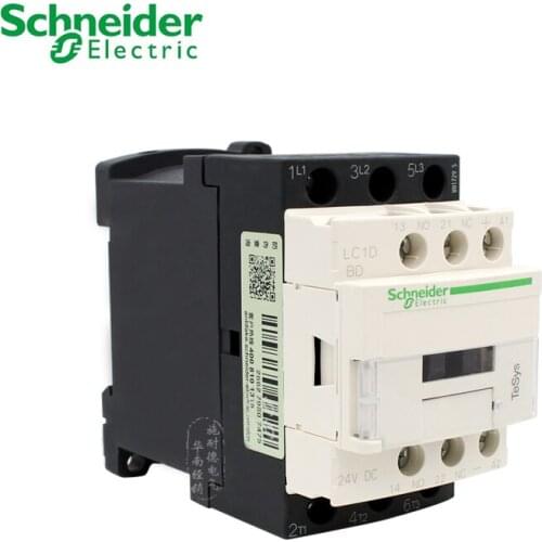 LC1D09FDC Three-pole contactor 3P 9A 110VDC one open and one close for AC load with power factor greater than or equal to 0.95