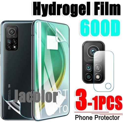 Safety Hydrogel Film For Xiaomi Mi 10T Pro Back Screen Protector Camera Glass For Xiaomi10t Mi10t Soft Water Gel Film Xiomi 10T