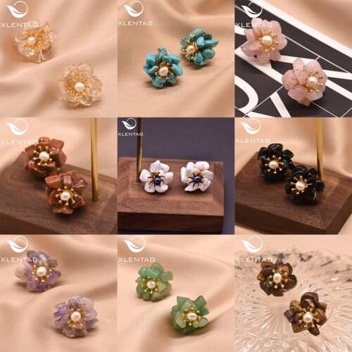 XlentAg Pure Natural Jade Earrings Accessories Ladies Birthday Party Holiday Gifts 925 Sterling Silver Handmade Jewelry GE0780F