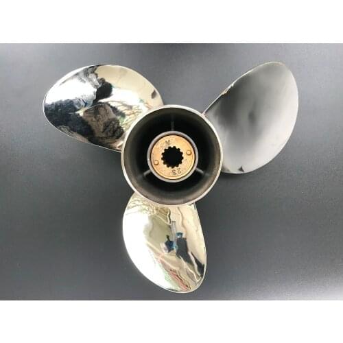 13 1/2x15 for TOHATSU 60hp 140hp outboard boat motor 4 stroke 15 tooth stainless steel propeller cheap boat motors