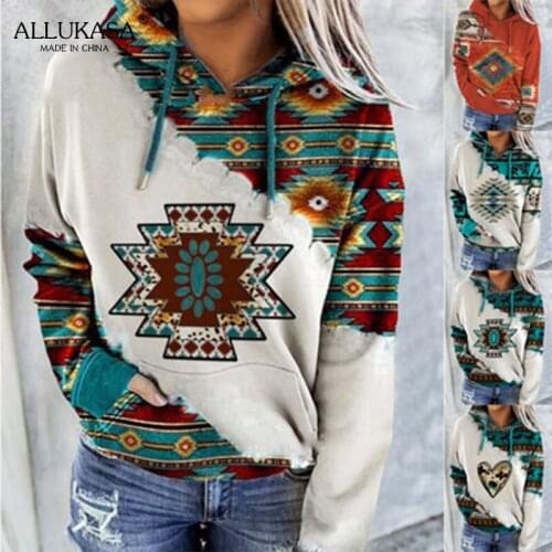 Женские толстовки с принтом Allukasa China At AliExpress