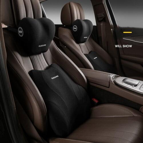 Car Seat Headrest Pillow Auto Memory Foam Car Neck Pillow Seat Head Support Lumbar Support For Office Chair Cushion For Car Auto