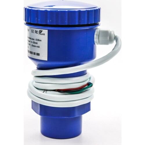 Non-contact Borehole Ultrasonic Water Level Sensor 15m Range with 4-20mA Output Hart Liquids Level Transmitter