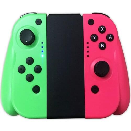 L/R Handle Wireless Bluetooth Game Controllers Gamepad For Nintend Switch Joy-Con Handgrip Built-in 400mA Lithium Battery