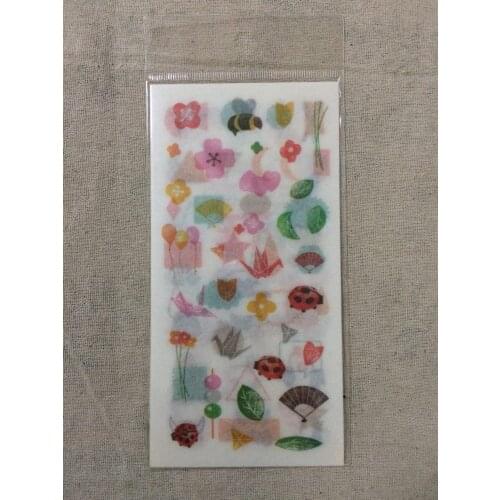 Beautiful life decorative sticker(1pack=6pieces)