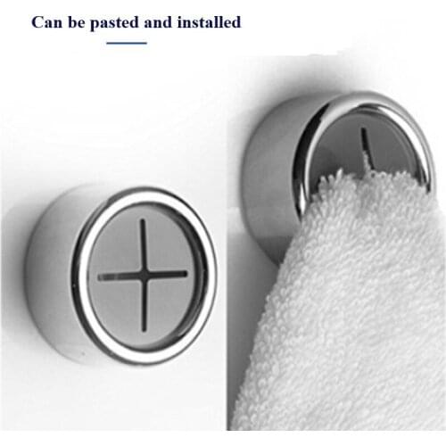 Towel Holder Home Wall Mount Towel Storage Clip Kitchen Bathroom Kitchen Accessories Storage Hook Scouring Pad Hanger Hook