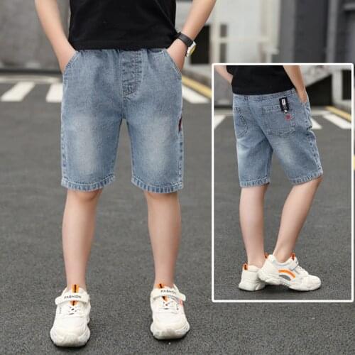 IENENS Kids Boys Clothes Shorts Jeans Classic Pants Children Denim Short Pants Clothing Baby Boy Casual Trousers