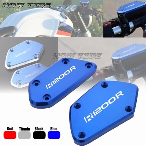 For BMW R1200R R 1200R 2014-2017 Motorcycle Accessories Front Brake Clutch Fluid Reservoir Cover Caps