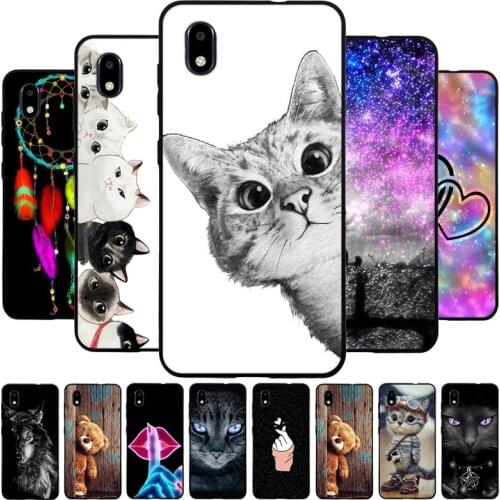 For ZTE Blade A3 A5 A7 2020 Case silicone Soft TPU Cute Cat Painted Back Cover for ZTE Blade A5 A7 2019 Phone Covers Coque
