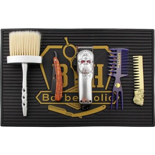 Barber Shop Styling Tools Hairdressing Non-slip Silicone Pad Heat-resistant Hairdressing Tool Pad Hair Salon Accessories