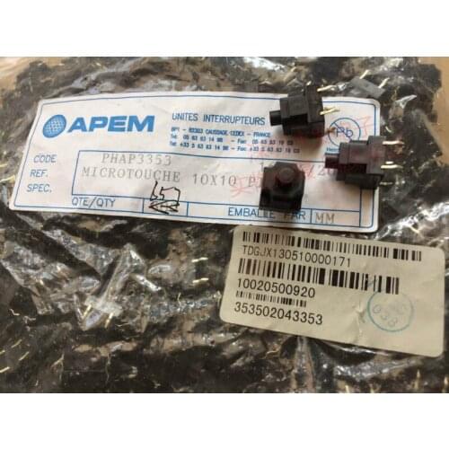 Original new 100% PHAP3353 waterproof switch 10*10*13 touch switch washing machine key