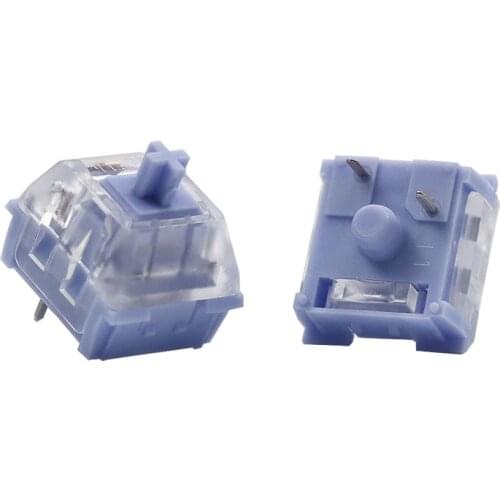 Kailh Polia Switches SMD 3Pin Hot Swap Mechanical Keyboard Switch RGB Backlight Purple Tactile Switches