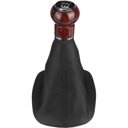Manual Gear Shift Knob Shifter Lever Gaiter Boot for Passat B5 1998 1999 2000 2001 2002 2003 2004