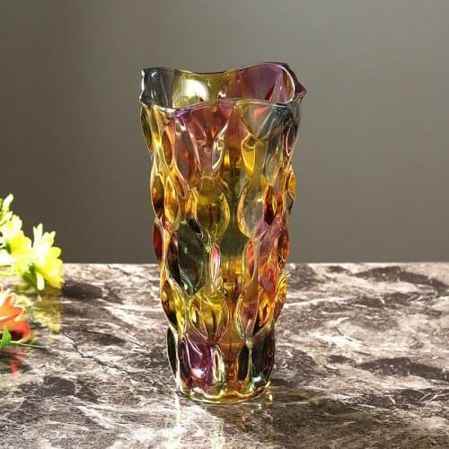 Nordic modern flower arrangement glass vase fresh flowers dried flowers hydroponic home decoration living room decoration