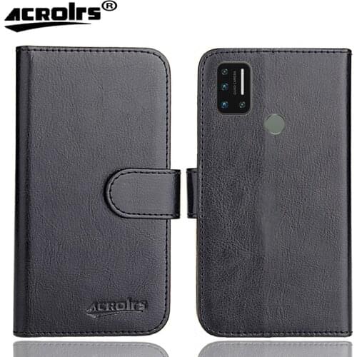 UMIDIGI A7 Case 6.49" 6 Colors Flip Soft Leather Crazy Horse Phone Cover Stand Funstion Cases Credit Card Wallet