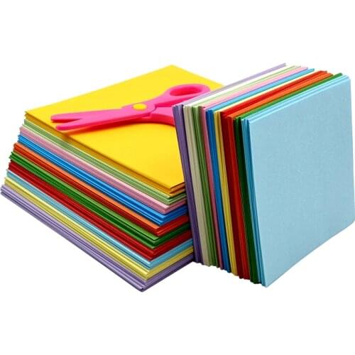 10 Assorted Colors Origami paper 7x7 10x10 15x15 20x20cm cranes Craft Square Folding Paper A4 DIY Handmade Color Paper