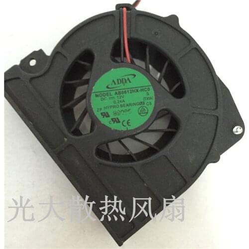 ADDA AB0612HX-HC0 TX1A DC 12V 0.24A 2-Wire Server Cooling Fan