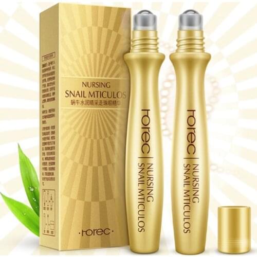 Snail Repair Eye Serum Cream Care Ageless Moisture Dark Circles Anti Wallen Creme Puffiness Aging Skin Whitening Krem Do Twarzy