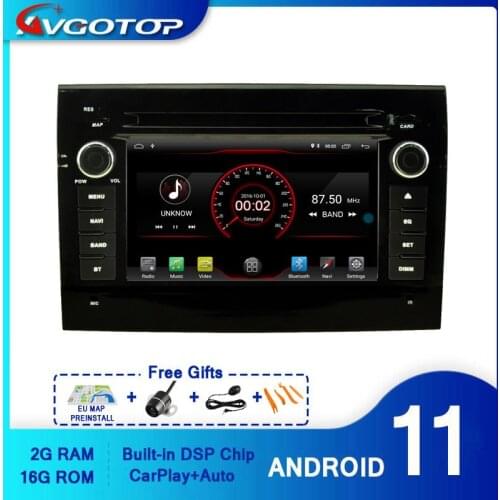 AVGOTOP Android 10 Car Radio GPS DVD Player for FIAT DUCATO 2006-2011 Wifi Vehicle Multimedia