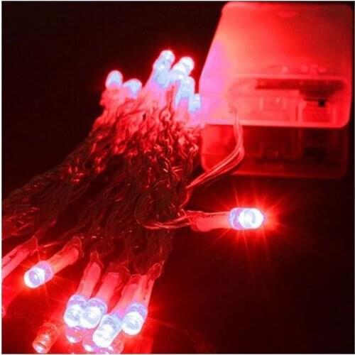 White Wired 3Metre Red Color Battery Powered Led Light christmas decorations рождественские украшения