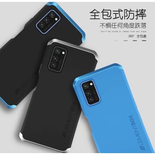 Cover Case For Huawei Honor V30 Metal Aluminum Bumber Back Cover & Pc Heavy Duty Shockproof Phone Case For Huawei Honor V30 Pro