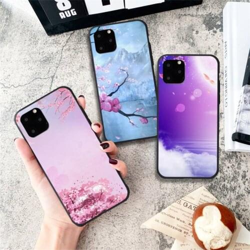 Cherry blossoms Phone Case for iPhone 11 12 Pro mini pro XS MAX 8 7 6 6S Plus X 5S SE 2020 XR