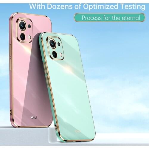 For Xiaomi mi 11 Cover High Quality Soft TPU Case For Xiaomi mi 11 11 lite Case Anti-fall Anti-fingerprint Camera protection