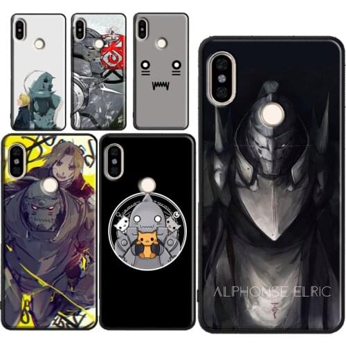 Fullmetal Alchemist Alphonse Elric Case For POCO X3 Coque For Redmi Note 9 Pro 8 7 8T 9S 9A 9C For Mi Note 10 Lite 9T A3