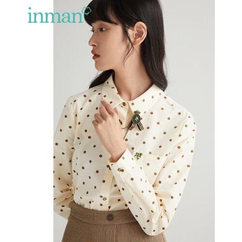 Блузки в горошек INMAN China At AliExpress