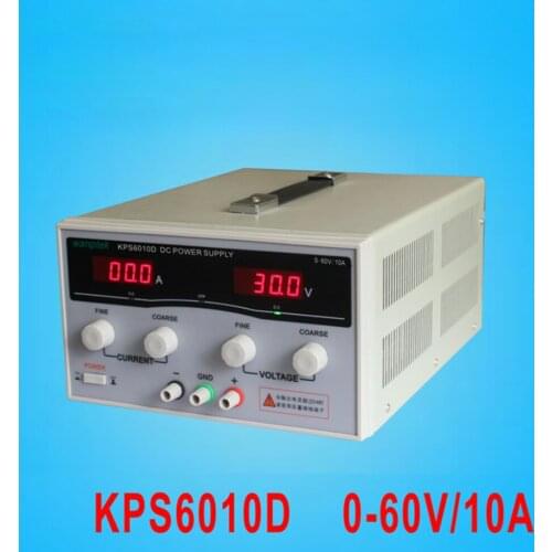 KPS6010D 60V 10A High Power Supply 600W 30V/20A Laboratory Power Supply,Adjustable 0.1A Switch DC power supply