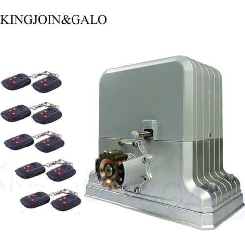Max Driving 1800kgs Automatic Sliding Gate Opener Operator Kit with 10pcs Remote Control for access control system