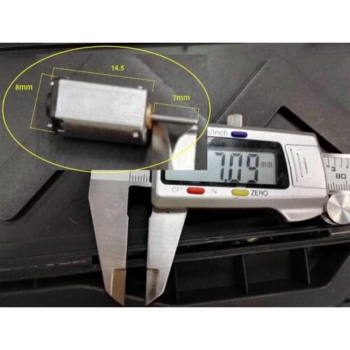 Small DC 1V 3V 6V motir FF K20 High speed 4000RPM-15000RPM For Electric toothbrush Little toy motor 14.5*8mm