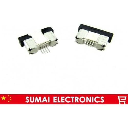 Sample, 4Pin FPC FFC connector socket,4 pin 0.5mm flex cable socket for LCD screen interface.ROHS,4P