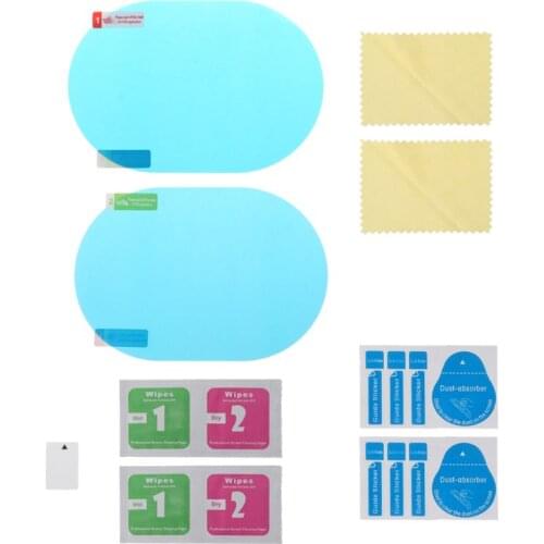 One Pair Car Anti Water Mist Films Anti-fog Coating Rainproof Rearview Mirror Protective Film