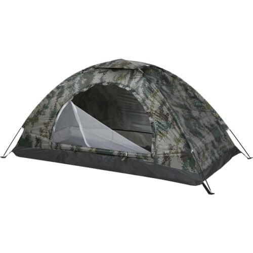 Outdoor Camping Tent 2 People Single Layer Portable Ultralight Tent Anti-UV Coating UPF 30+ Outdoor Beach Fishing 캠핑텐트