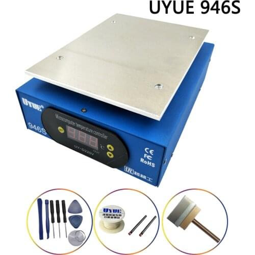 UYUE 946S Preheat Station 220V 400W Heating Plate For Phone LCD Screen Separator Machine Preheater Digital Thermostat Platform