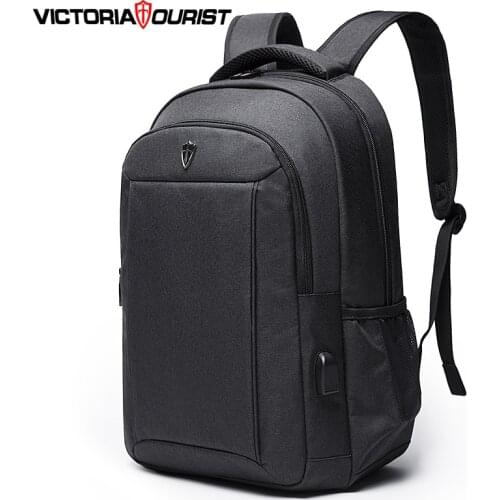 Victoriatourist Backpack Men Women Business Back Pack 15.6” Laptop Bag Multilayer Space Versatile for Travel Leisure Work School