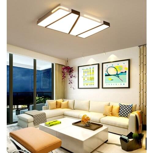 Nordic Led Plafon Lamp Simple Modern Ceiling Light Living Room Bedroom Dimming Hotel Resturant plafon led techo