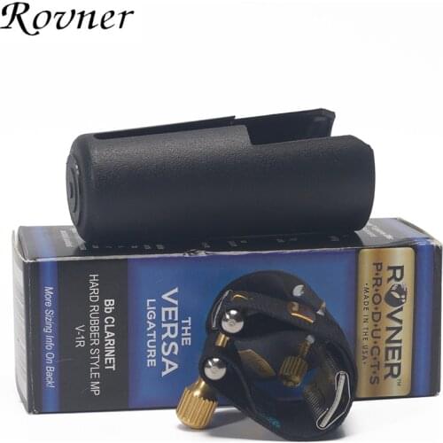 USA ROVNER VERSA series soprano alto tenor saxophone clarinet Hard rubber bakelite mouthpiece sax ligature