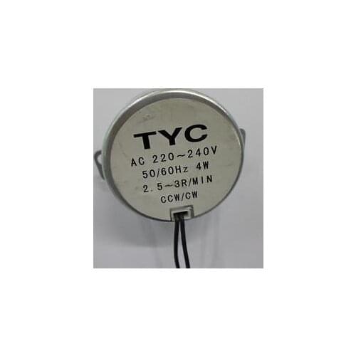 TYC AC 220-240V 4W 2.5/3r/min micro communication deceleration synchronous motor