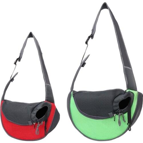 Pet Carrier Pet Shoulder Bags Portable Messenger Bags for Cats and Dogs Travelling Teddy Bags Breathable Mesh Pet Backpacks