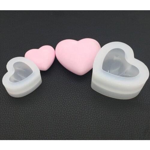 1PC Candle Resin Molds Soap Silicone Molds 3D Heart Candle Resin Molds Creative DIY Tools Handmade Craft Aromatherapy