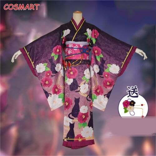 Anime Princess Connect Re:Dive Kyaru New Year Kimono Dress Uniform Cosplay Costume Halloween Party Outfit For Women Girls 2020