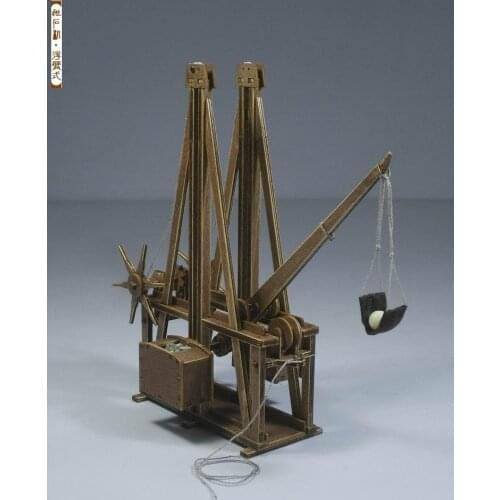 Free shipping The medieval Roman army chariots model series Heavy catapult wooden model