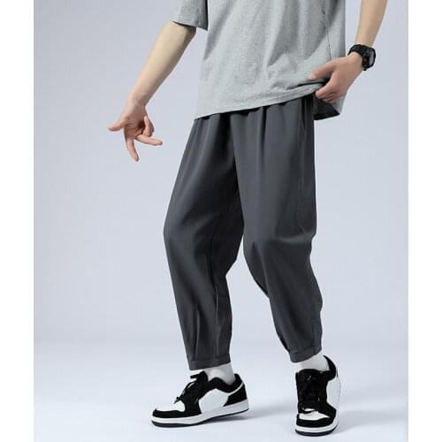 Summer Quick Dry Baggy Casualpants Men Hip Hop Lightweight Spring Summer Men Joggers