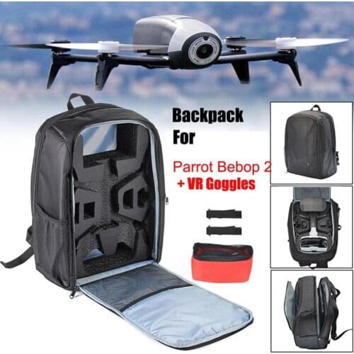 Large Capacity Carrying Case for Parrot Bebop 2 Power FPV Drone Storage Toolbag Powerful High Density Foam Safety Inside