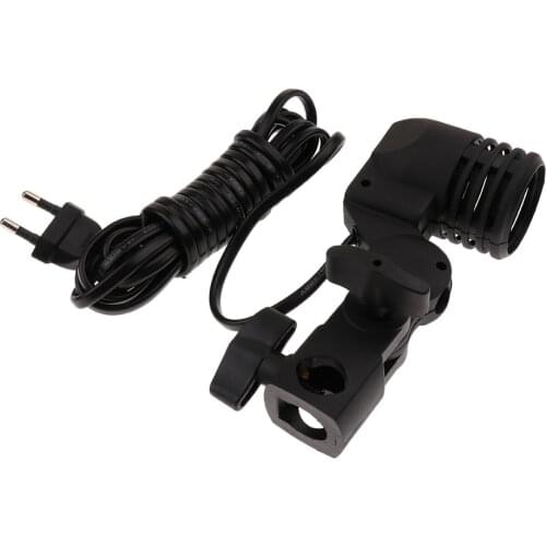 Photography Photo Studio Video Light Lamp Bulb Single Holder E27 Socket Swivel Bracket