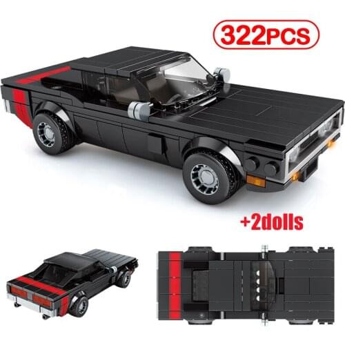 City MOC high-tech Supercar Famous Racing Vehicle Building Blocks Simulation Sports Car Model Bricks Kids Toys for Children