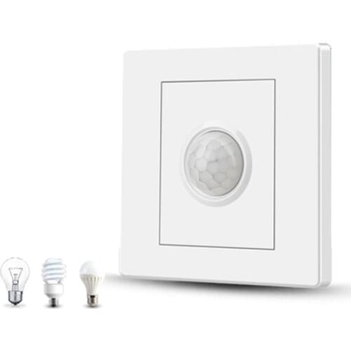 Human body induction switch household aisle corridor photoelectric control infrared intelligent delay proximity sensor type 86